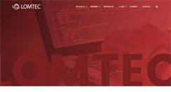 Desktop Screenshot of lomtec.com