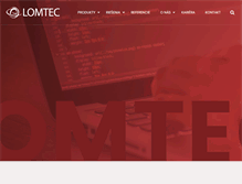 Tablet Screenshot of lomtec.com